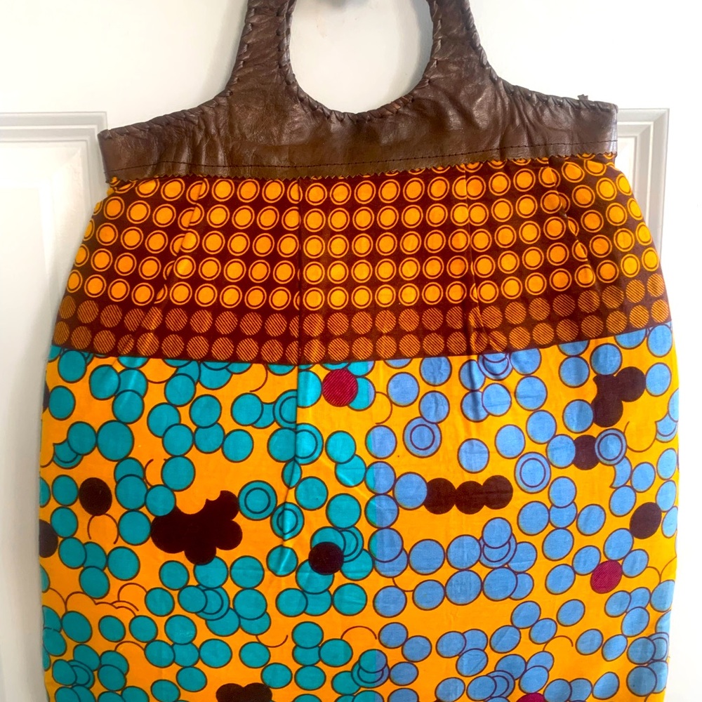 Handmade bag from women’s cooperative  in Senegal. 2 bags available